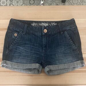 Express Women's Rolled Hem Denim Shorts